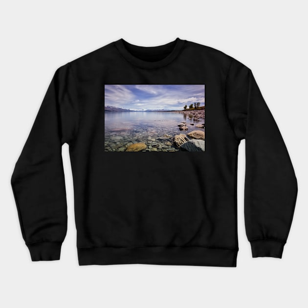 Lake Pukaki: 100% Pure Crewneck Sweatshirt by krepsher